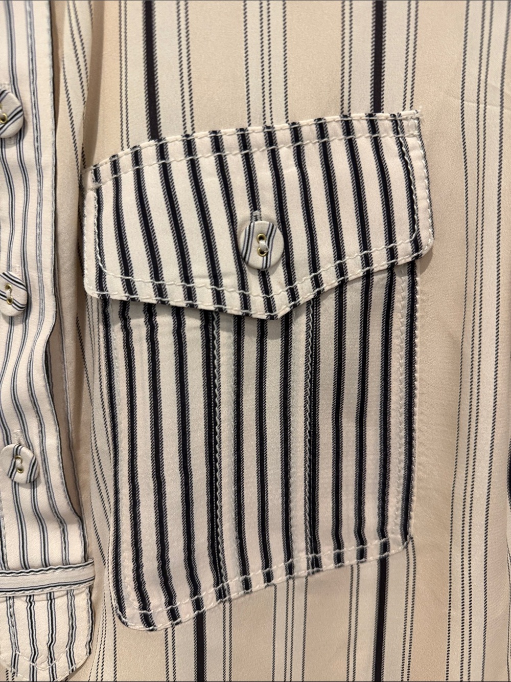 Zimmerman stripe high neck sleeveless summer top - Picture 4 of 6